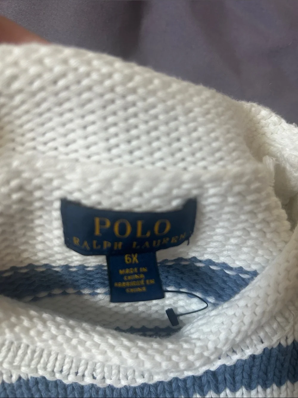 Polo Ralph Lauren striped knit